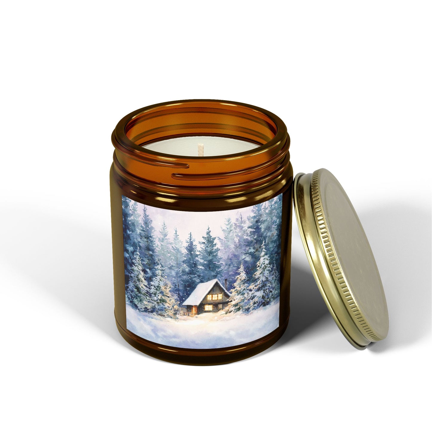 Fraser Fir Comfort Candle – Coconut Apricot Wax 4oz & 9oz | Two Homes Co