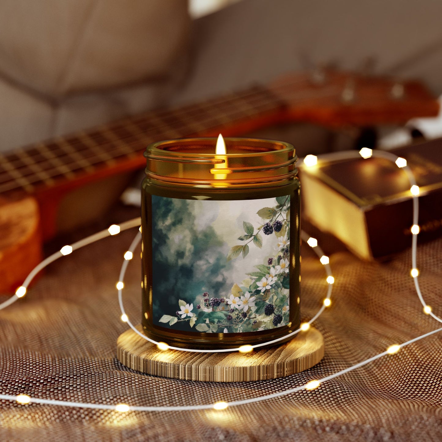 Blackberry Vanilla Comfort Candle – Coconut Apricot Wax 4oz & 9oz | Two Homes Co