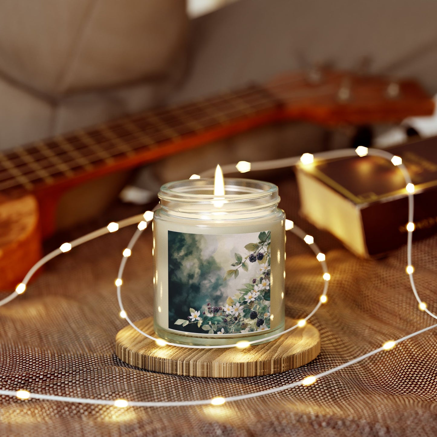 Blackberry Vanilla Comfort Candle – Coconut Apricot Wax 4oz & 9oz | Two Homes Co