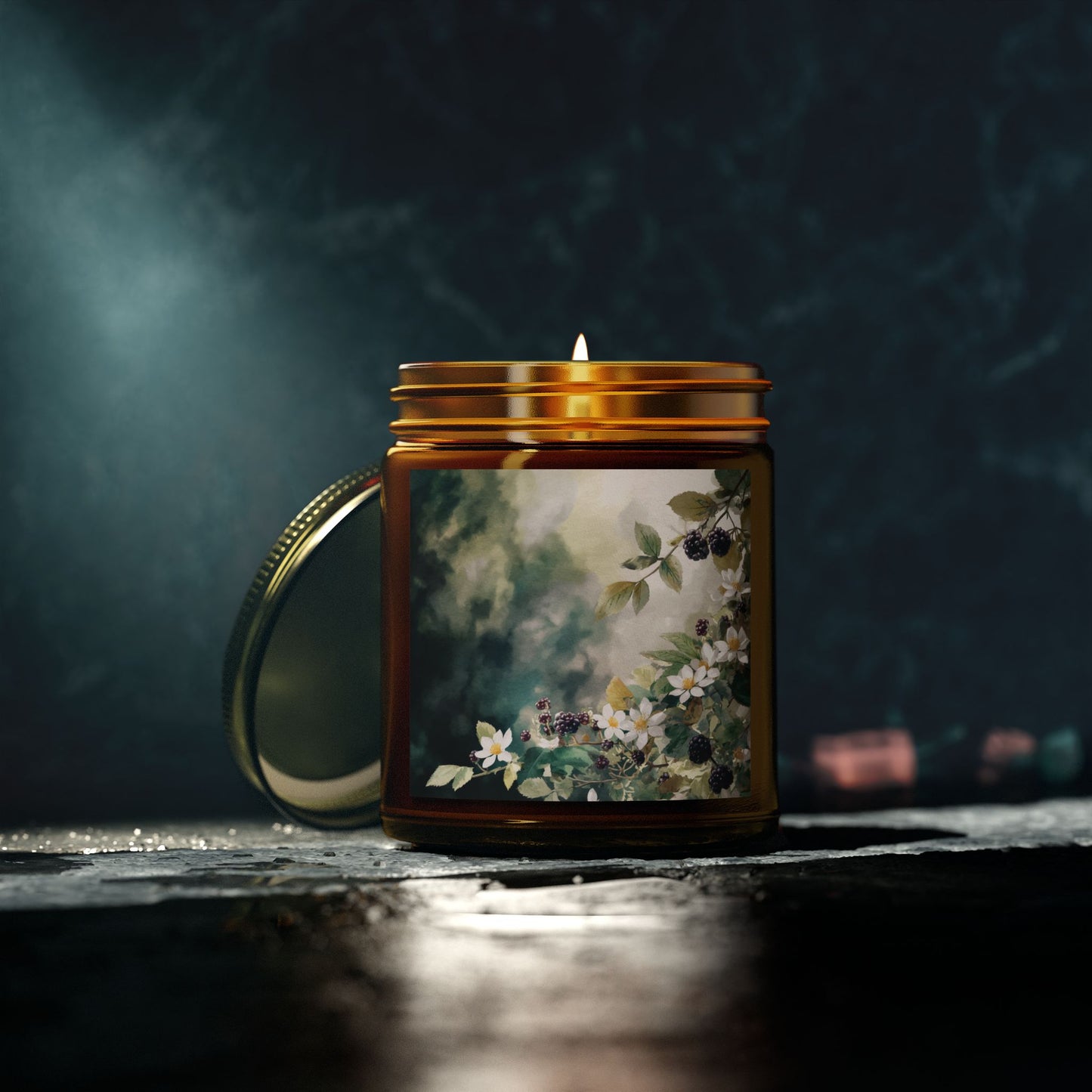 Blackberry Vanilla Comfort Candle – Coconut Apricot Wax 4oz & 9oz | Two Homes Co