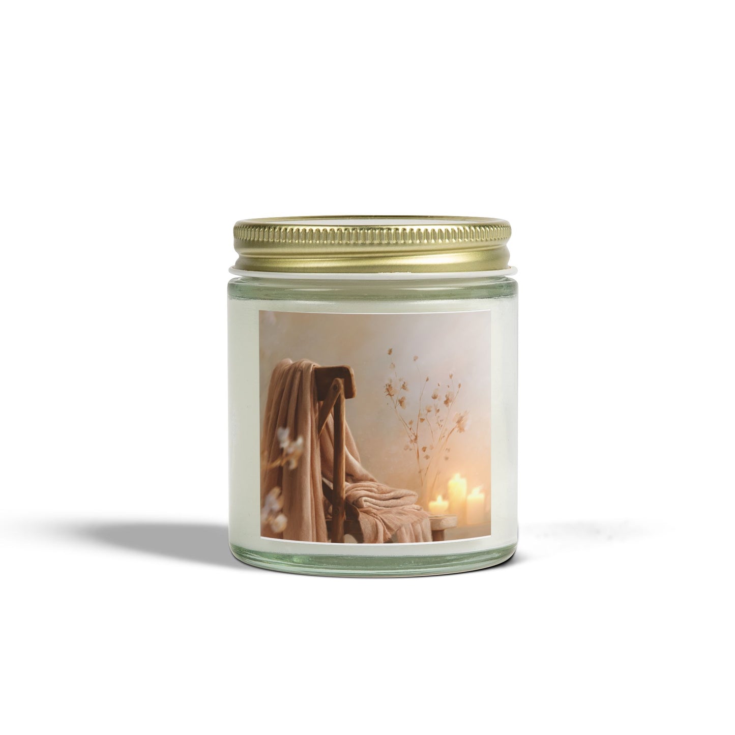 Cashmere Musk Comfort Candle – Coconut Apricot Wax 4oz & 9oz | Two Homes Co