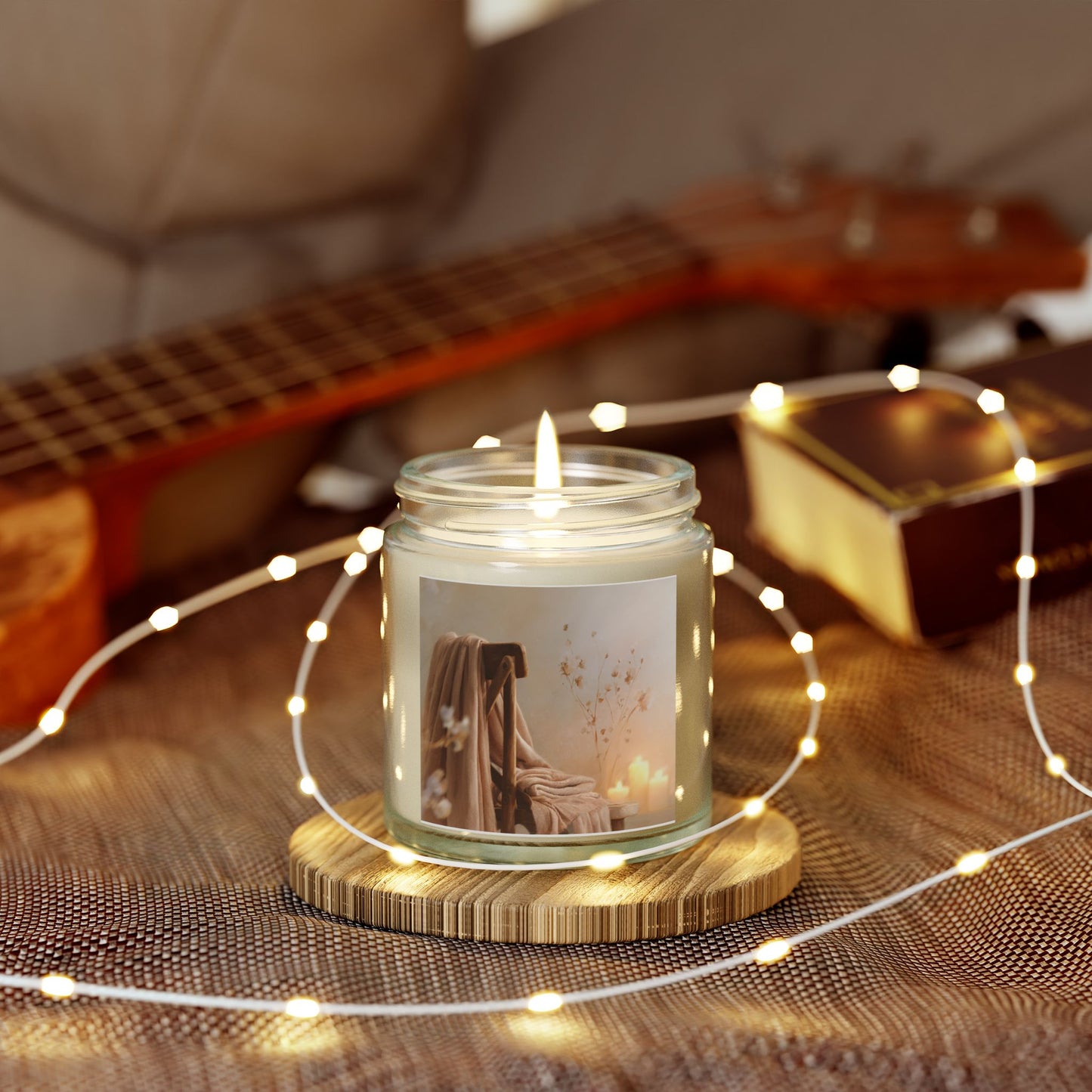 Cashmere Musk Comfort Candle – Coconut Apricot Wax 4oz & 9oz | Two Homes Co