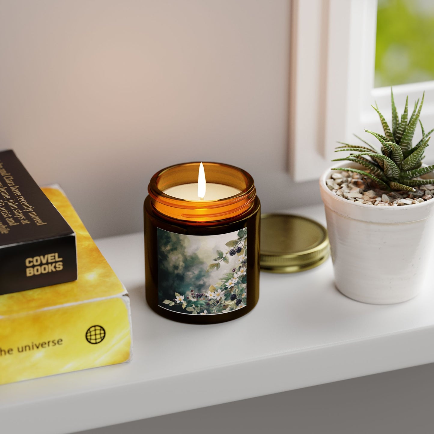 Blackberry Vanilla Comfort Candle – Coconut Apricot Wax 4oz & 9oz | Two Homes Co