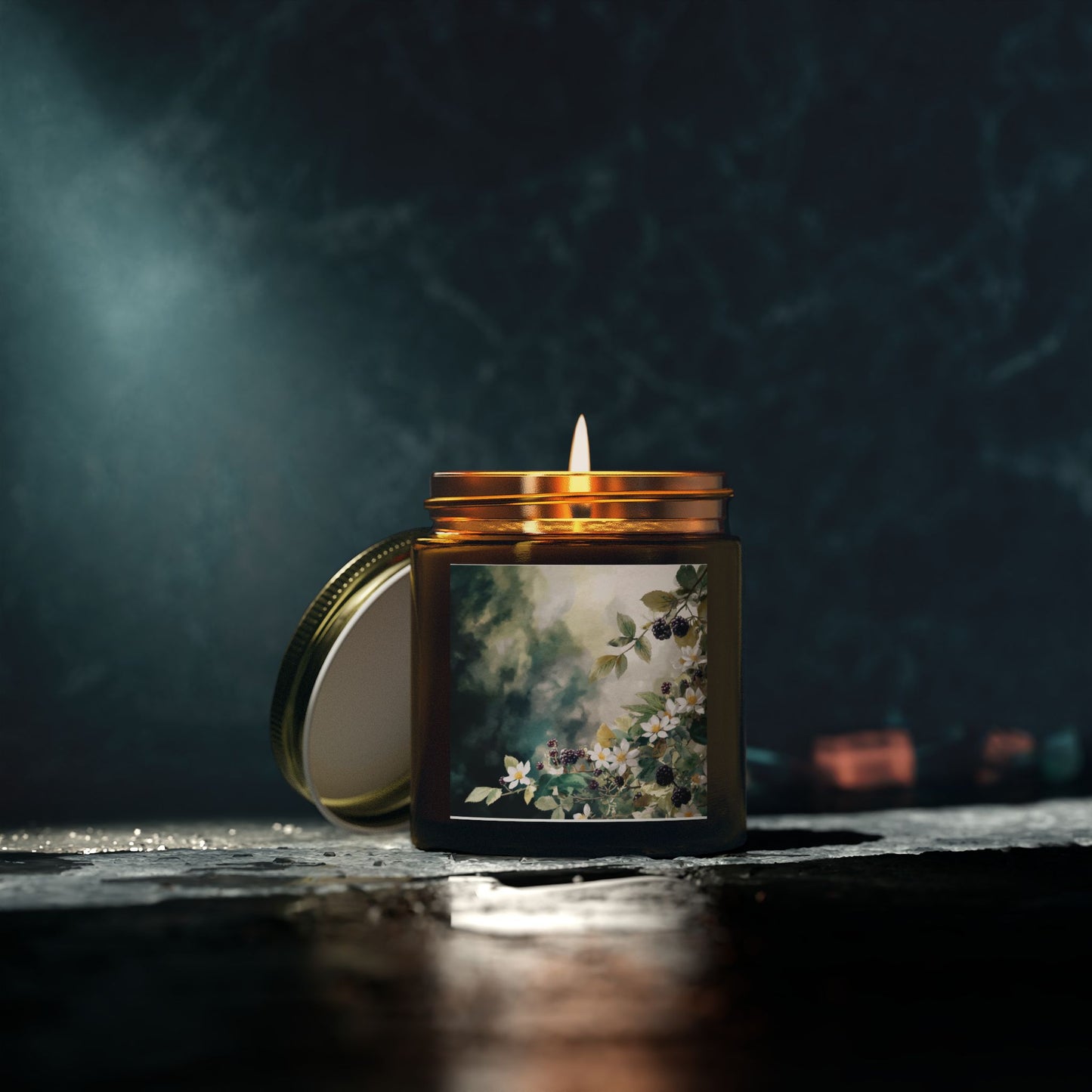 Blackberry Vanilla Comfort Candle – Coconut Apricot Wax 4oz & 9oz | Two Homes Co