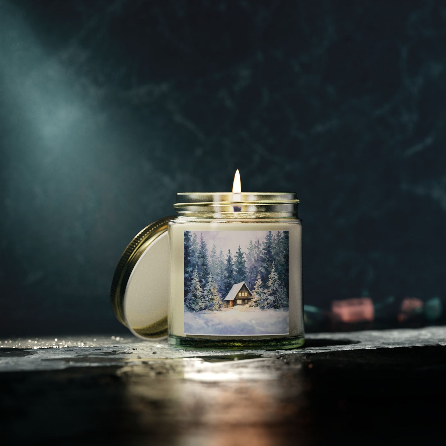 Fraser Fir Comfort Candle – Coconut Apricot Wax 4oz & 9oz | Two Homes Co