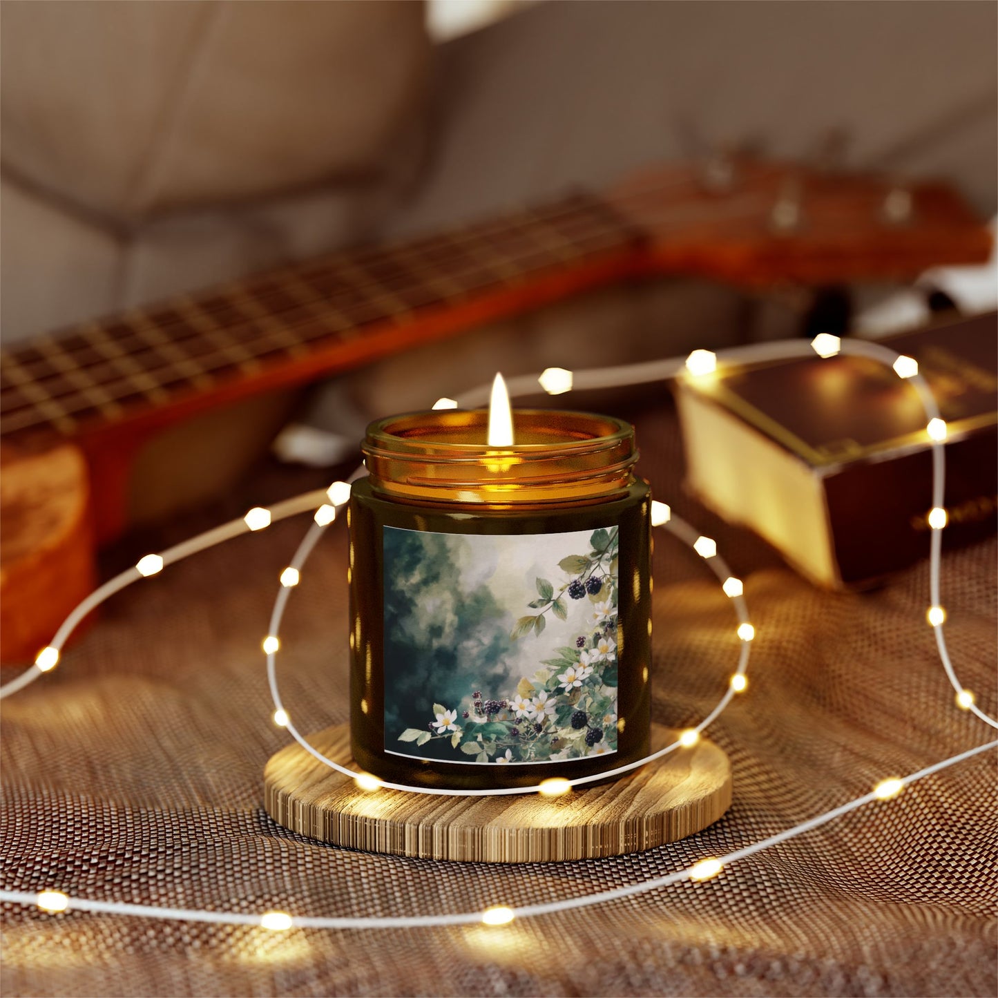 Blackberry Vanilla Comfort Candle – Coconut Apricot Wax 4oz & 9oz | Two Homes Co
