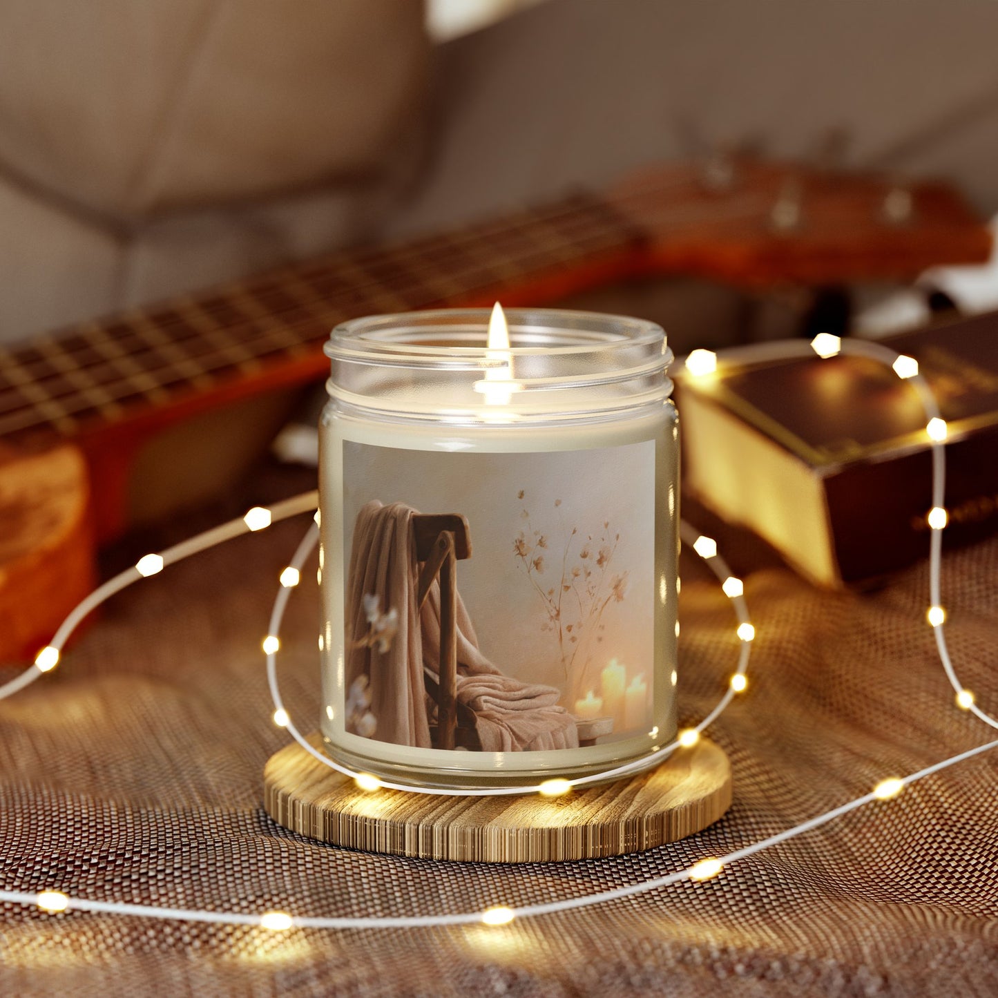 Cashmere Musk Comfort Candle – Coconut Apricot Wax 4oz & 9oz | Two Homes Co