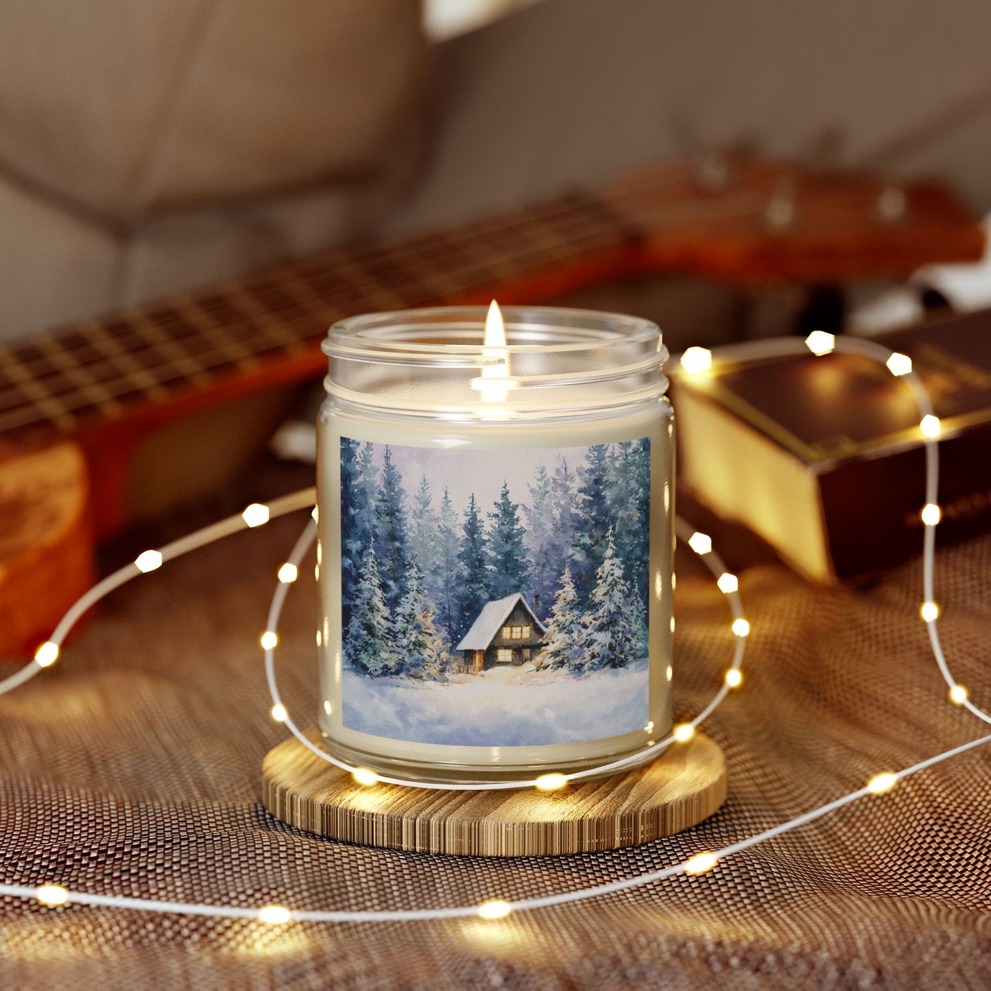 Fraser Fir Comfort Candle – Coconut Apricot Wax 4oz & 9oz | Two Homes Co
