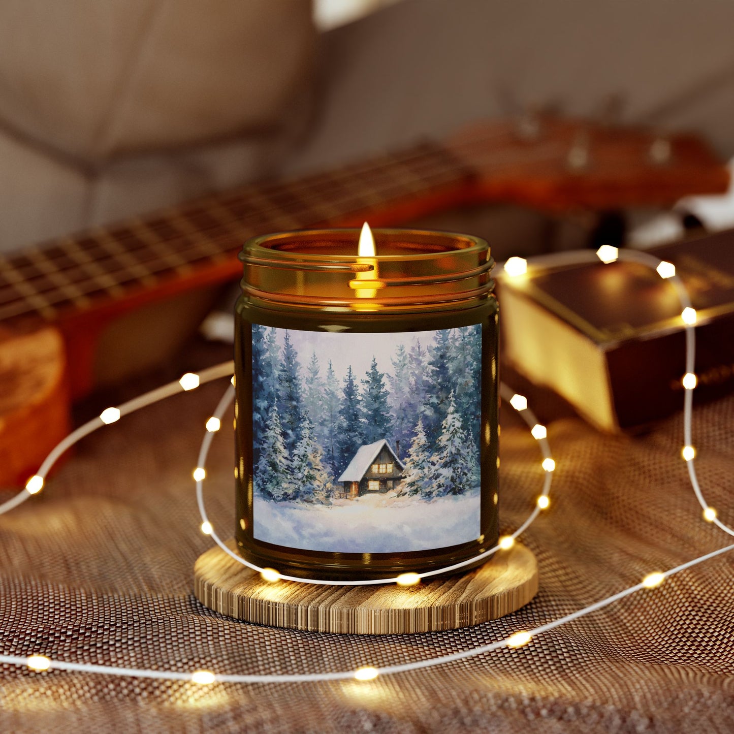 Fraser Fir Comfort Candle – Coconut Apricot Wax 4oz & 9oz | Two Homes Co