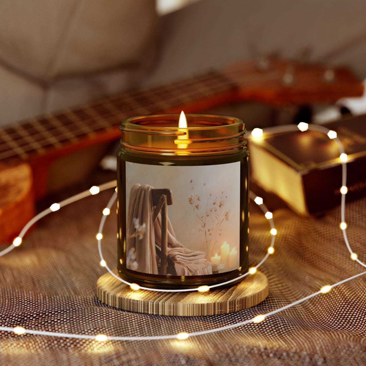 Cashmere Musk Comfort Candle – Coconut Apricot Wax 4oz & 9oz | Two Homes Co