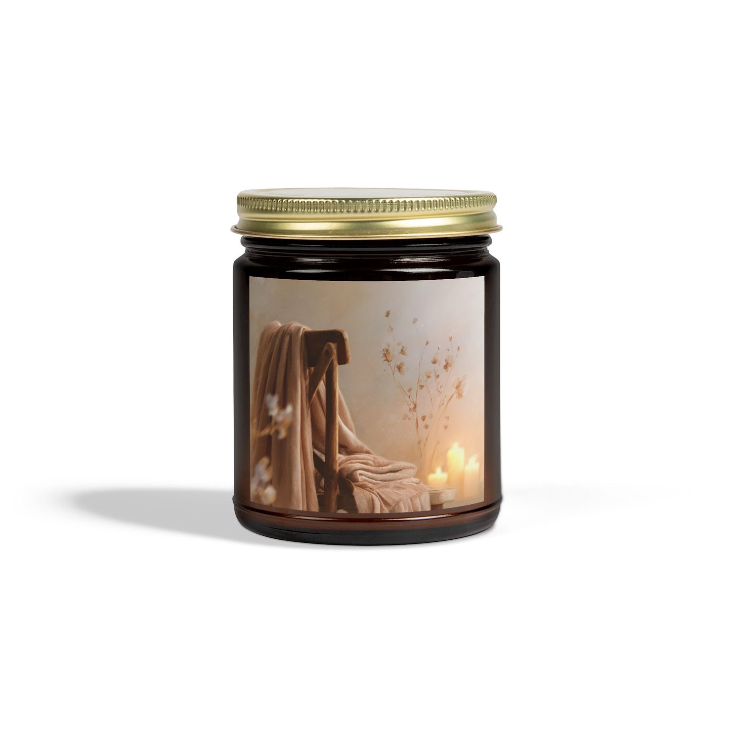 Cashmere Musk Comfort Candle – Coconut Apricot Wax 4oz & 9oz | Two Homes Co