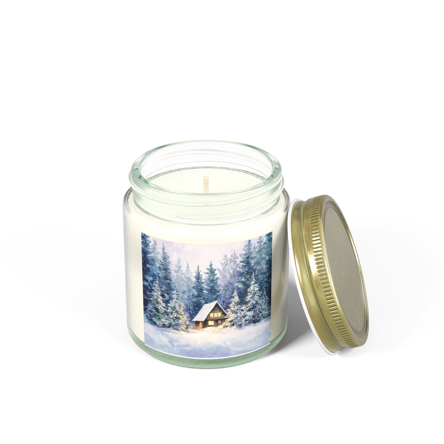 Fraser Fir Comfort Candle – Coconut Apricot Wax 4oz & 9oz | Two Homes Co