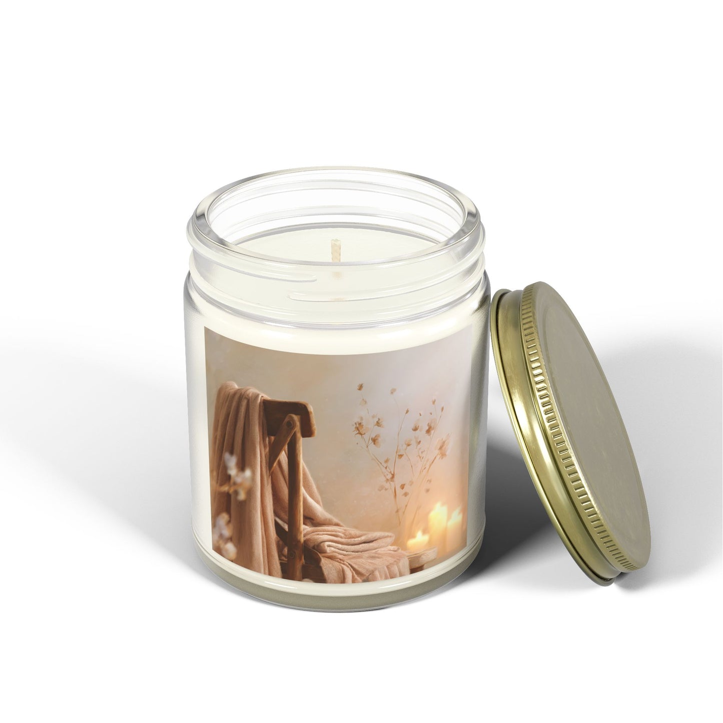 Cashmere Musk Comfort Candle – Coconut Apricot Wax 4oz & 9oz | Two Homes Co