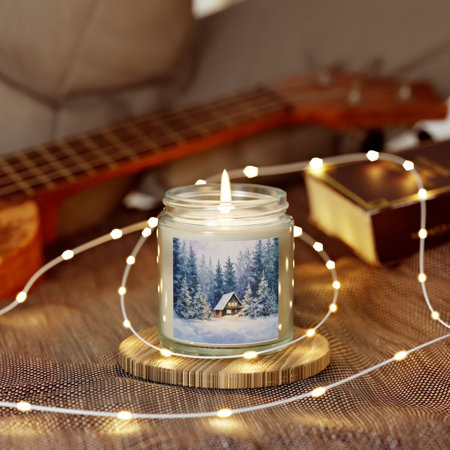 Fraser Fir Comfort Candle – Coconut Apricot Wax 4oz & 9oz | Two Homes Co