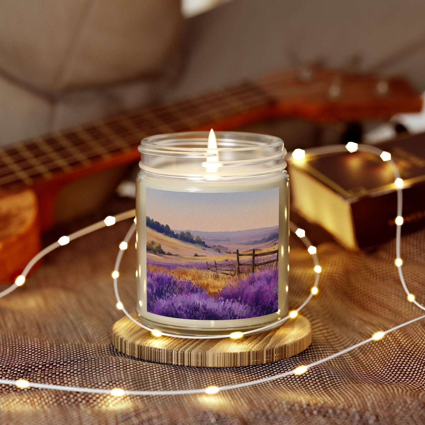 Lavender Comfort Candle – Coconut Apricot Wax 4oz & 9oz | Two Homes Co