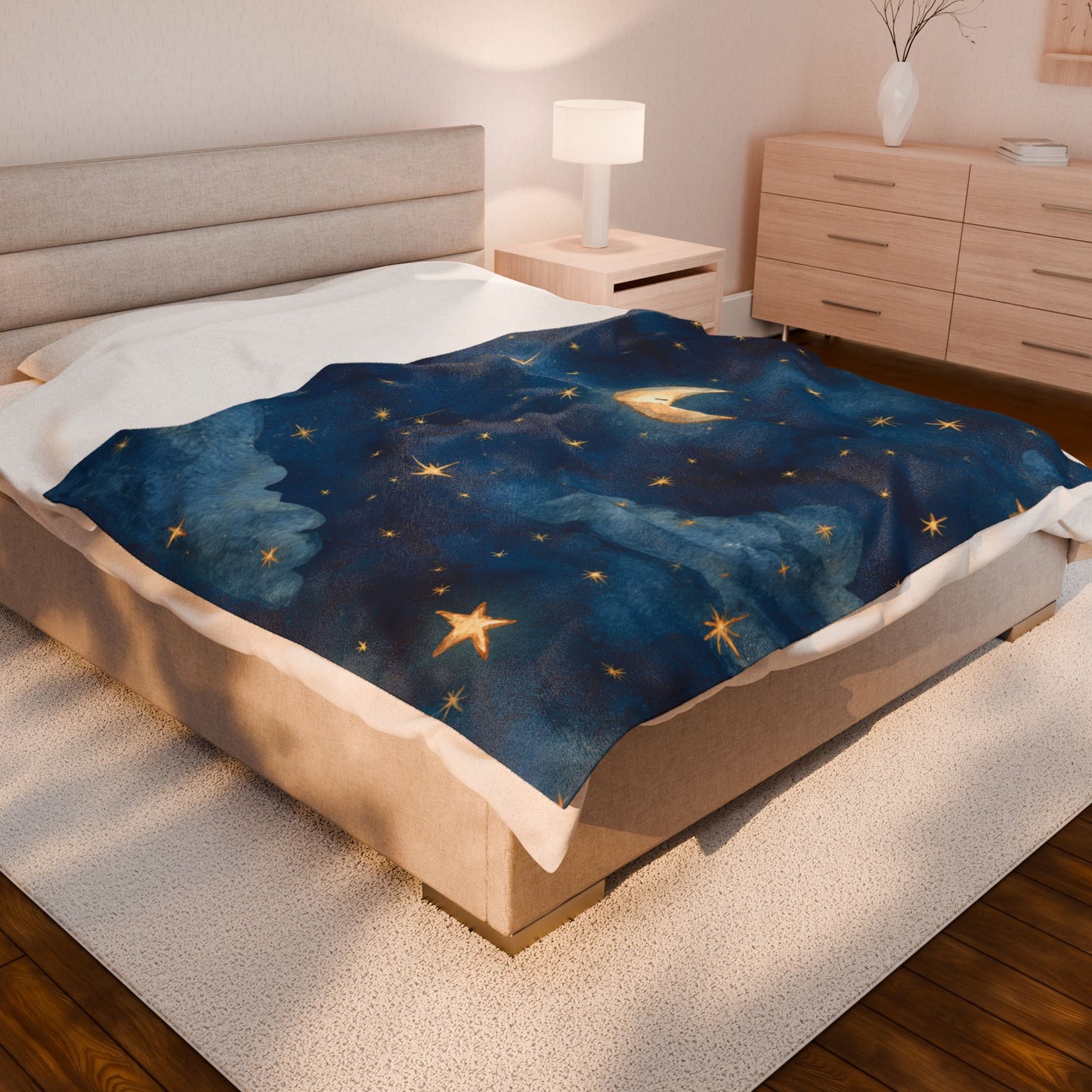 Safe & Sound Velveteen Plush Blanket – 60×80 | Two Homes Co
