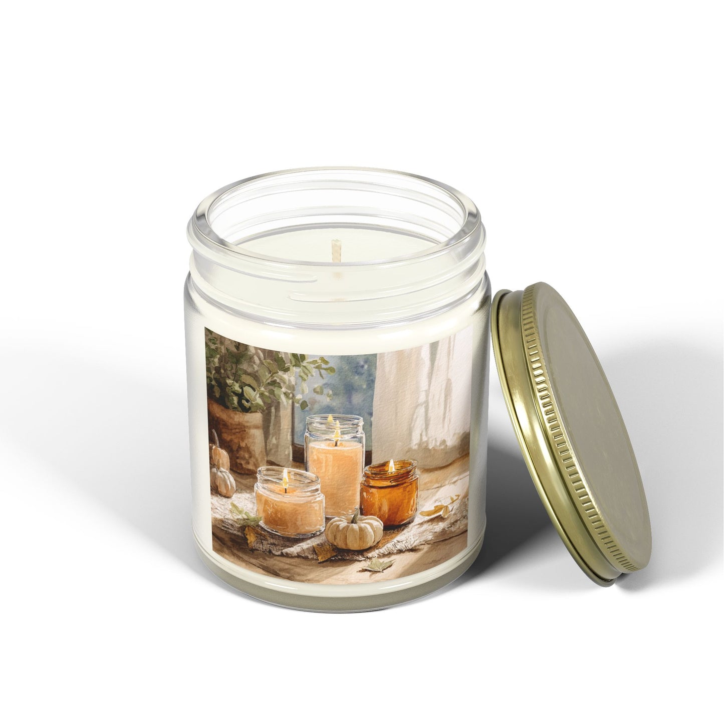 Unscented Comfort Candle – Coconut Apricot Wax 4oz & 9oz | Two Homes Co