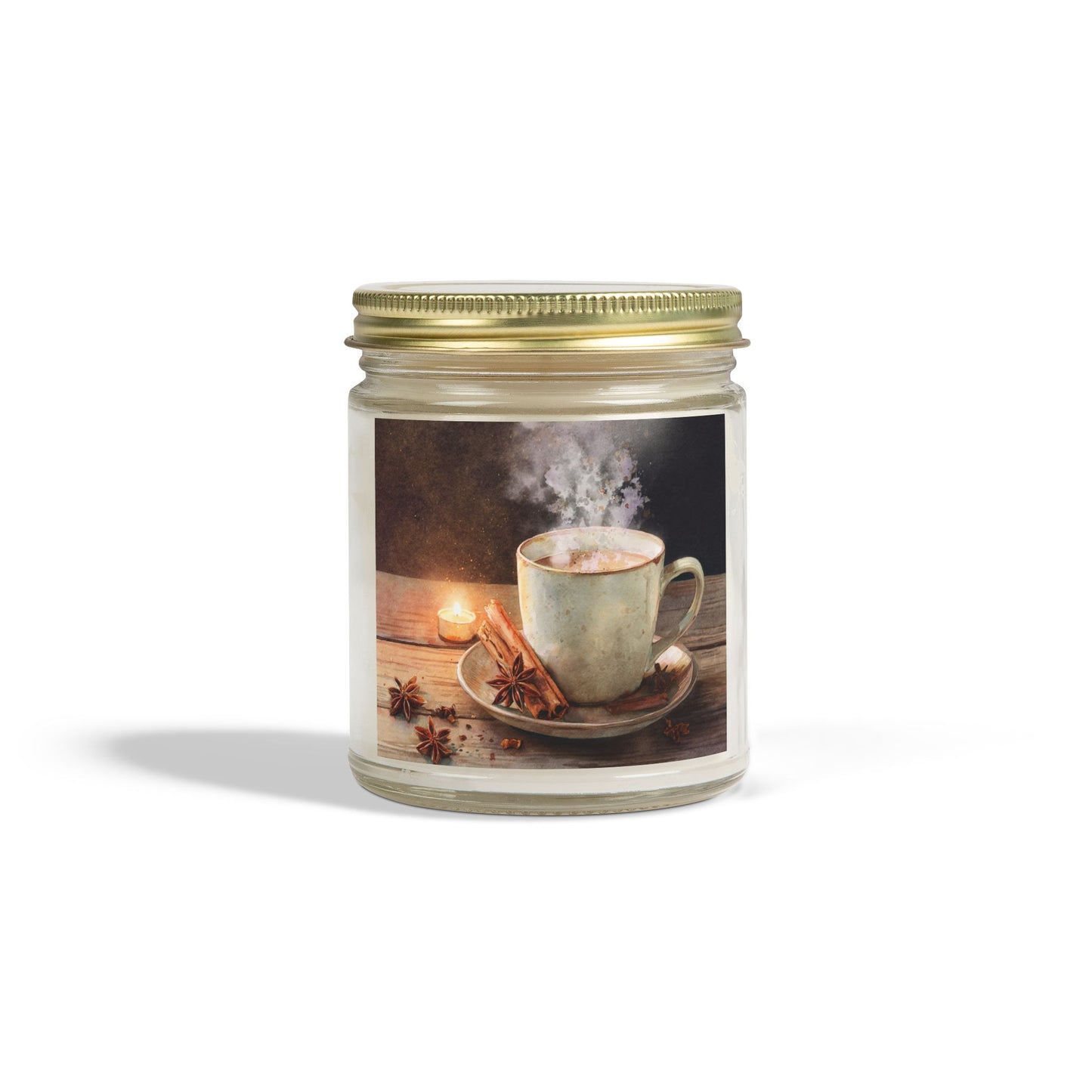Cinnamon Chai Comfort Candle – Coconut Apricot Wax 4oz & 9oz | Two Homes Co