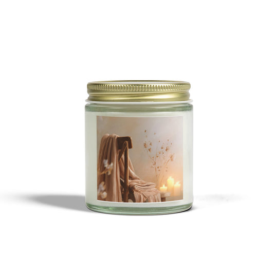 Cashmere Musk Comfort Candle – Coconut Apricot Wax 4oz & 9oz | Two Homes Co