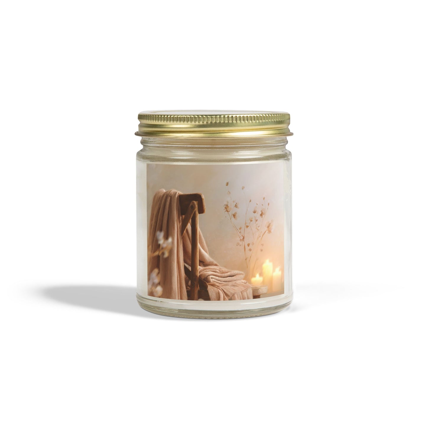 Cashmere Musk Comfort Candle – Coconut Apricot Wax 4oz & 9oz | Two Homes Co