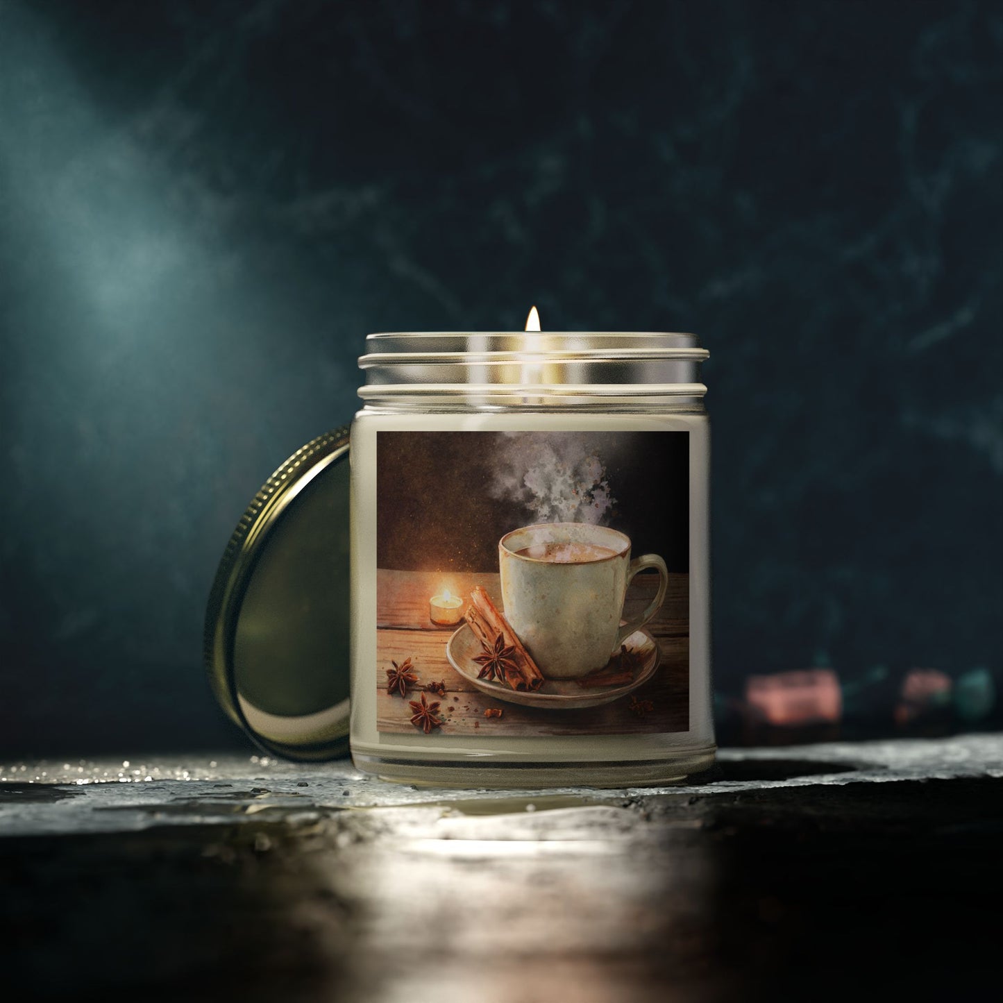Cinnamon Chai Comfort Candle – Coconut Apricot Wax 4oz & 9oz | Two Homes Co