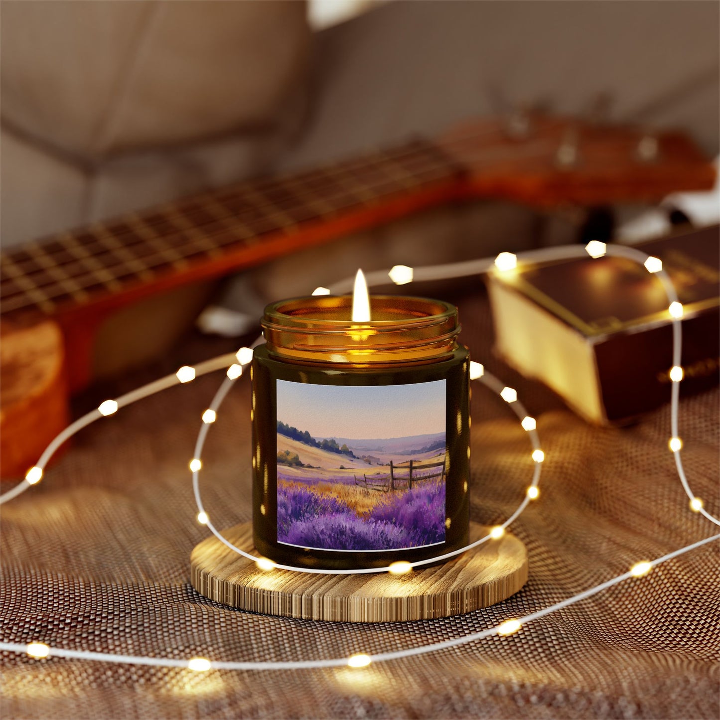 Lavender Comfort Candle – Coconut Apricot Wax 4oz & 9oz | Two Homes Co