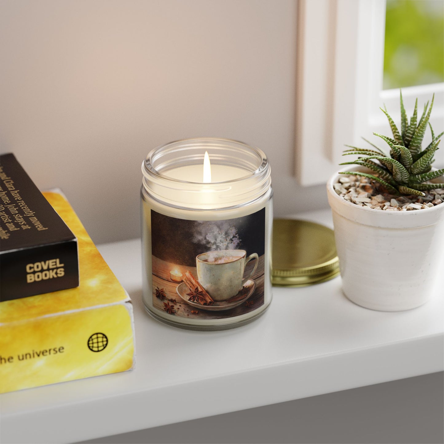 Cinnamon Chai Comfort Candle – Coconut Apricot Wax 4oz & 9oz | Two Homes Co