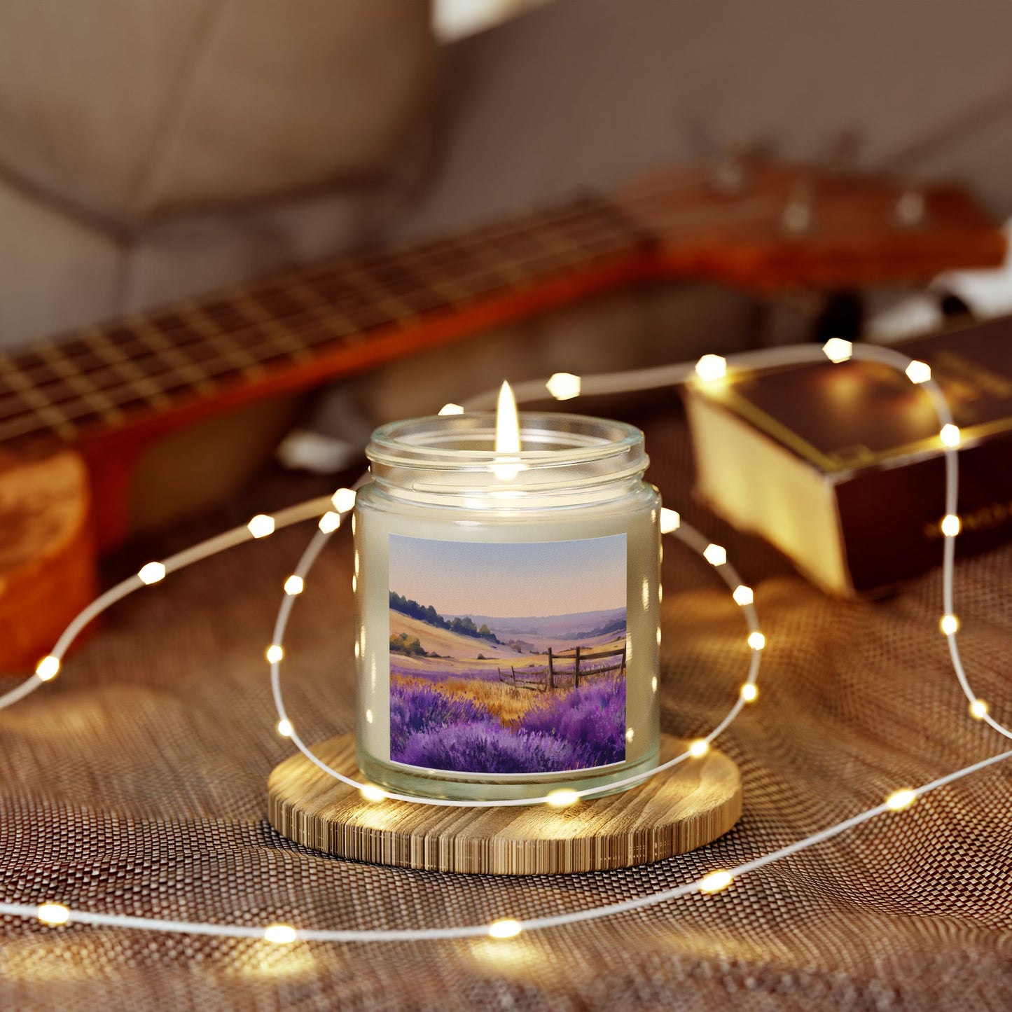 Lavender Comfort Candle – Coconut Apricot Wax 4oz & 9oz | Two Homes Co