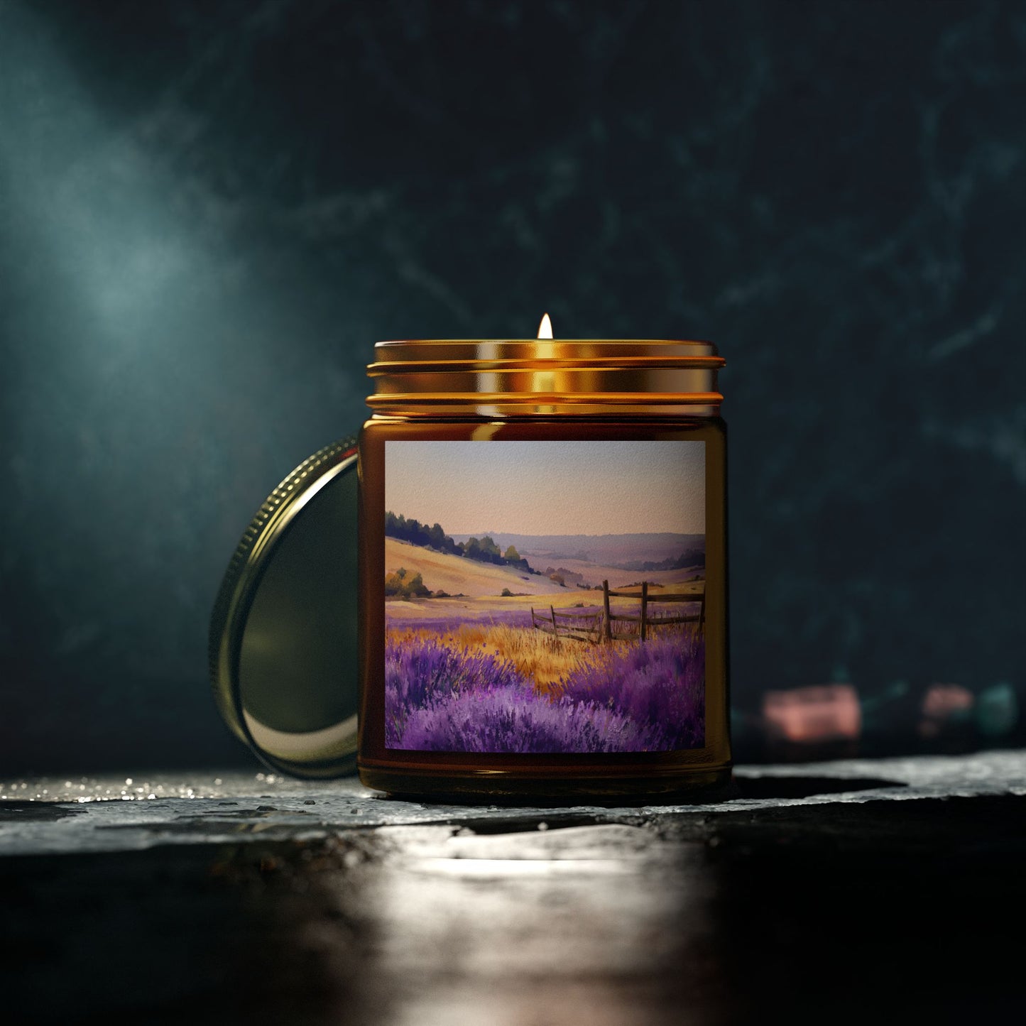 Lavender Comfort Candle – Coconut Apricot Wax 4oz & 9oz | Two Homes Co