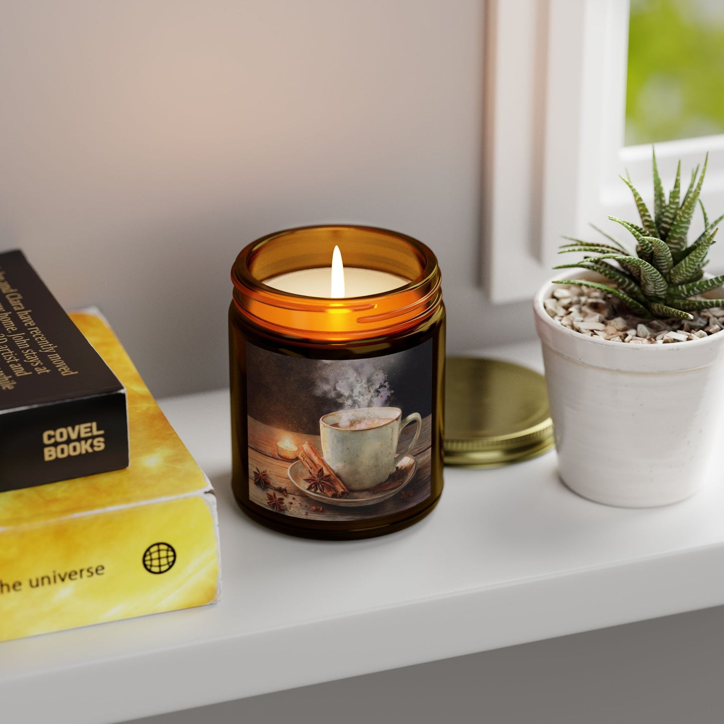 Cinnamon Chai Comfort Candle – Coconut Apricot Wax 4oz & 9oz | Two Homes Co
