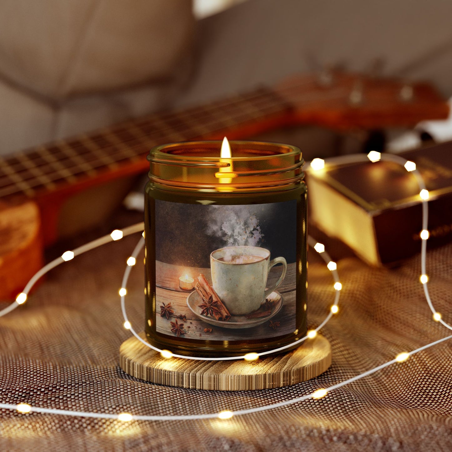 Cinnamon Chai Comfort Candle – Coconut Apricot Wax 4oz & 9oz | Two Homes Co