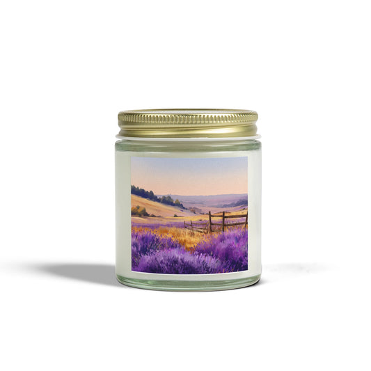 Lavender Comfort Candle – Coconut Apricot Wax 4oz & 9oz | Two Homes Co