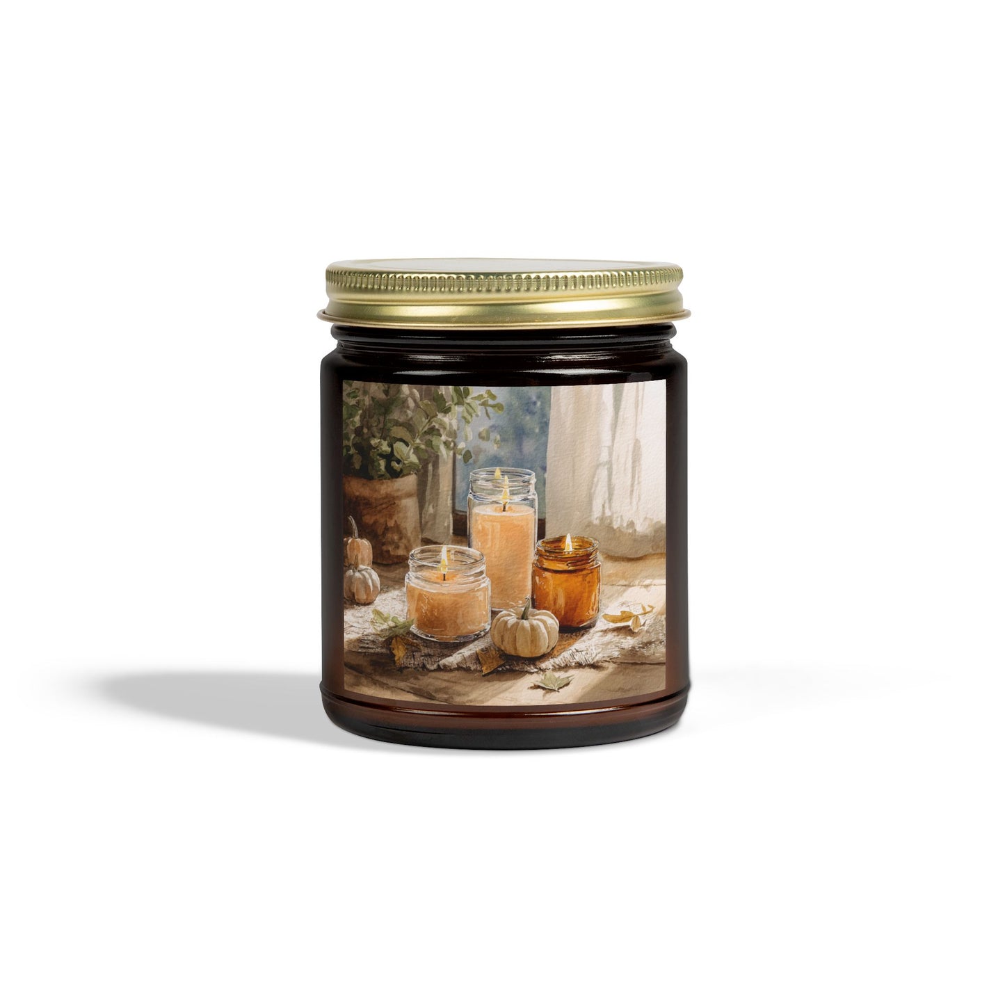 Unscented Comfort Candle – Coconut Apricot Wax 4oz & 9oz | Two Homes Co
