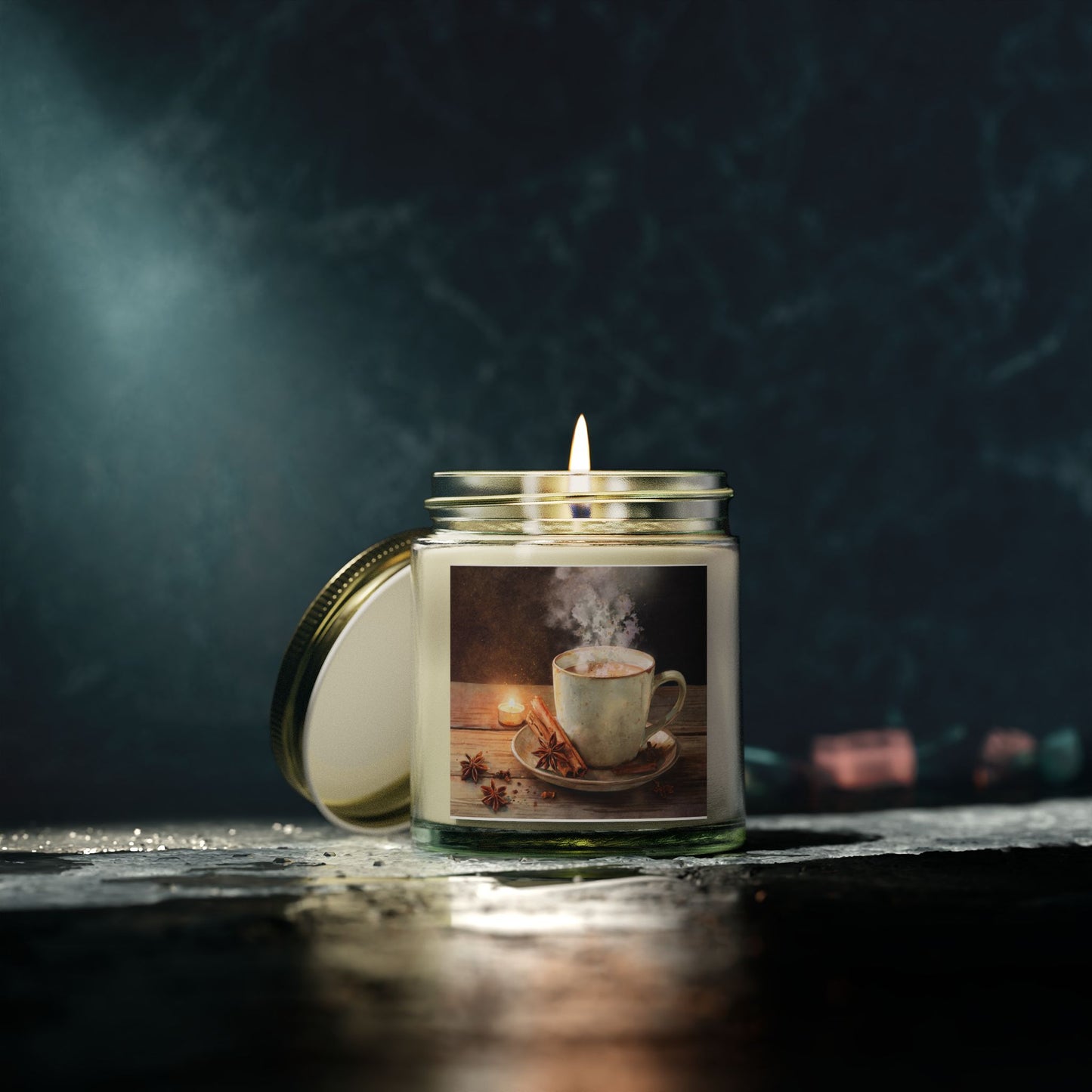 Cinnamon Chai Comfort Candle – Coconut Apricot Wax 4oz & 9oz | Two Homes Co