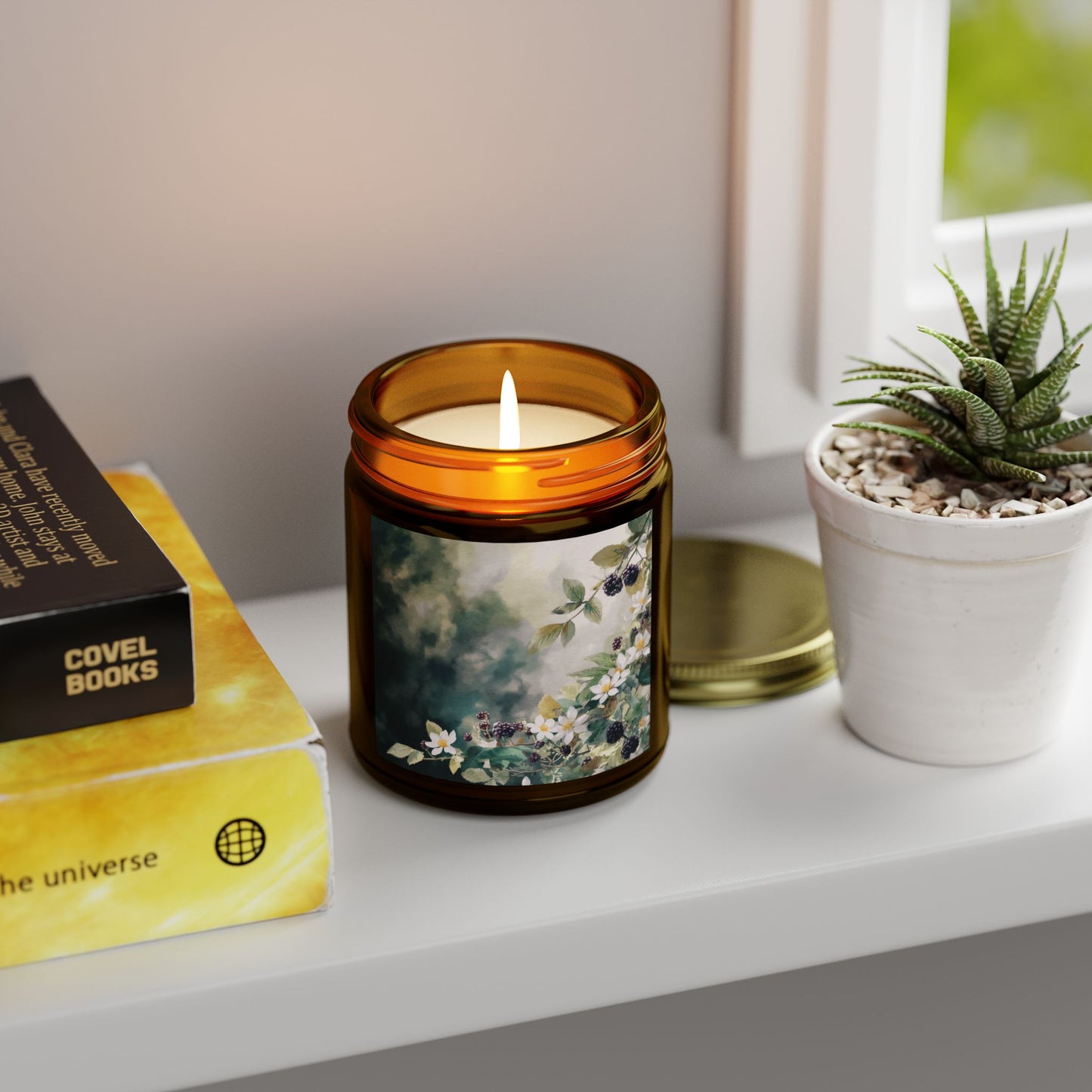 Blackberry Vanilla Comfort Candle – Coconut Apricot Wax 4oz & 9oz | Two Homes Co