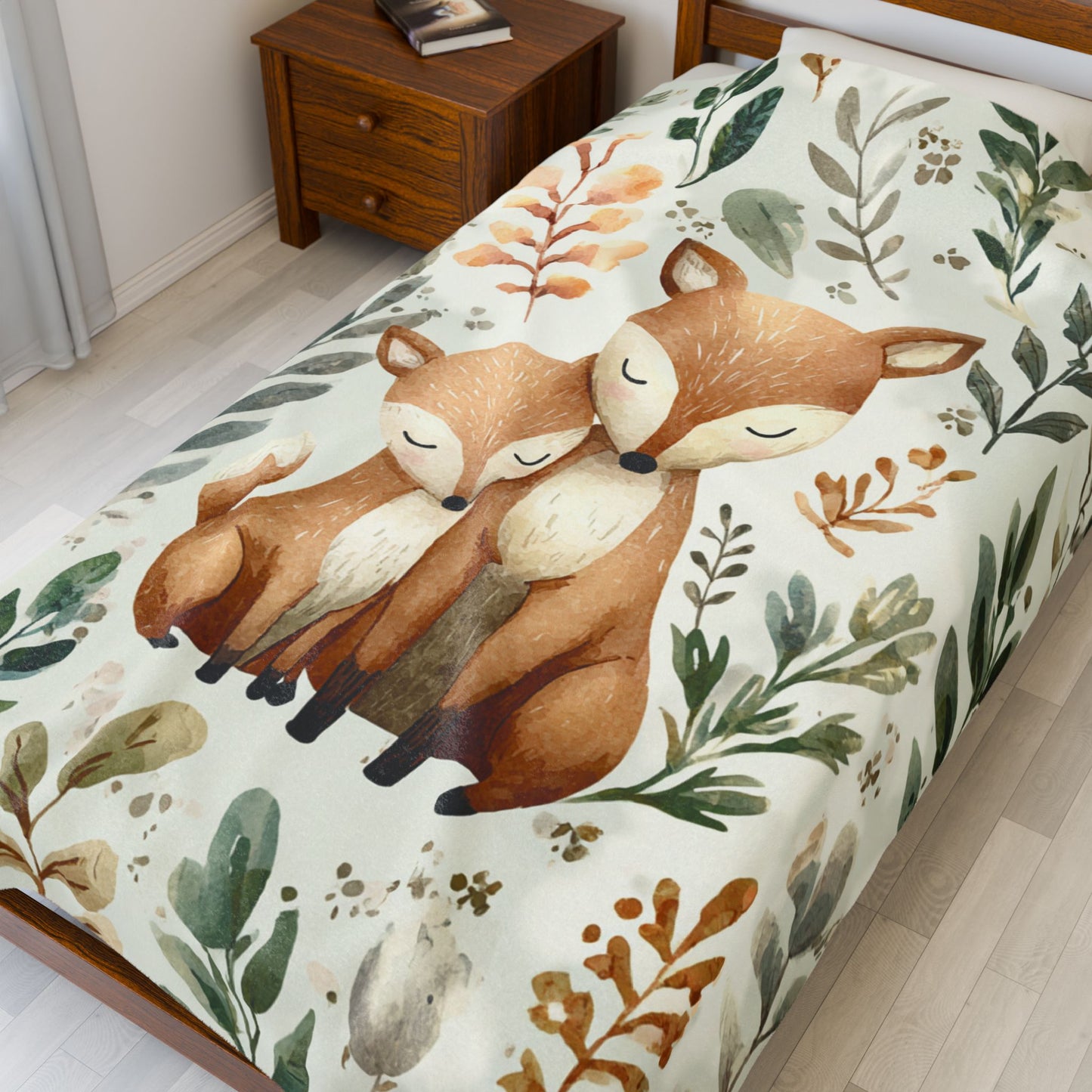 “Always With You” Velveteen Plush Blanket – 60×80 | Two Homes Co