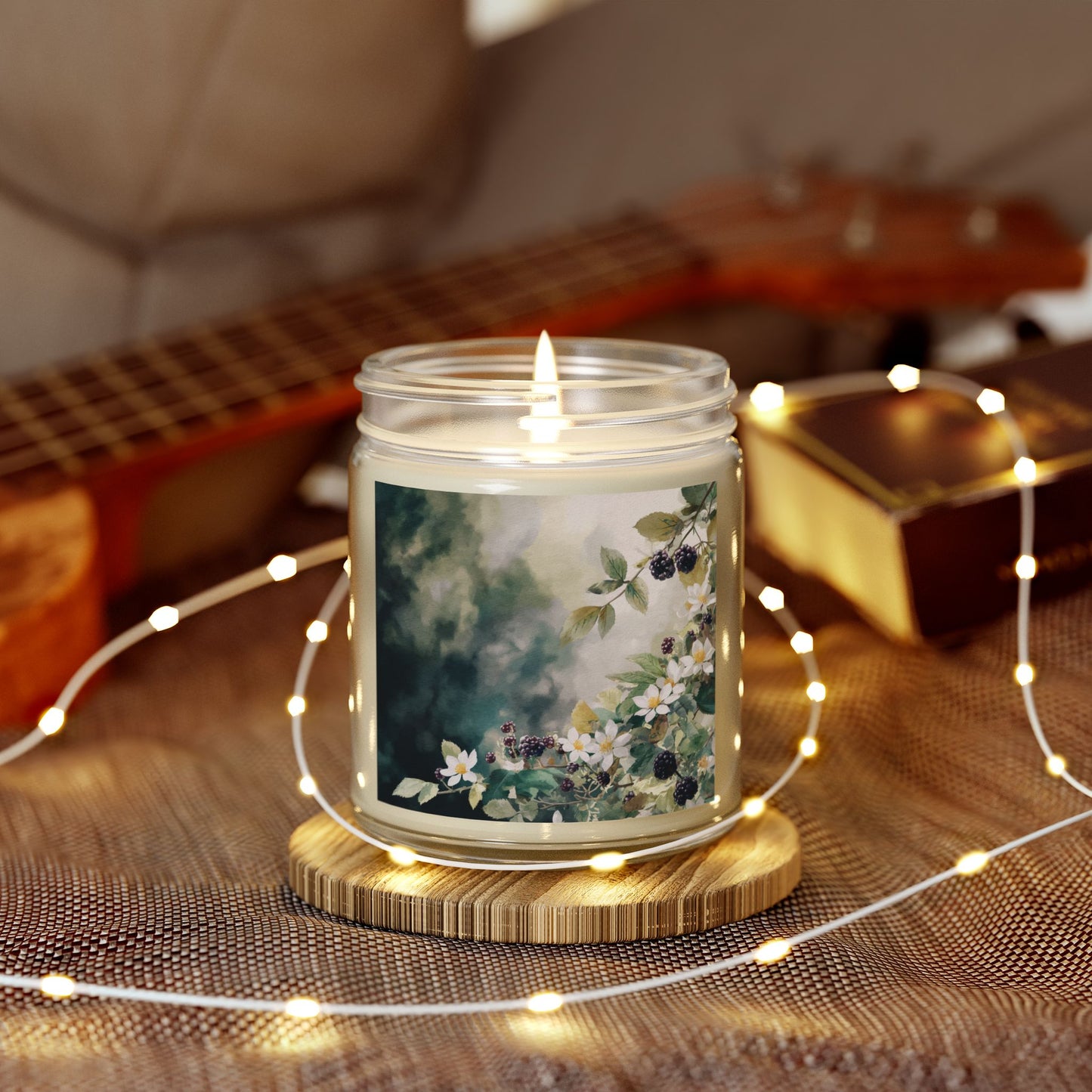 Blackberry Vanilla Comfort Candle – Coconut Apricot Wax 4oz & 9oz | Two Homes Co