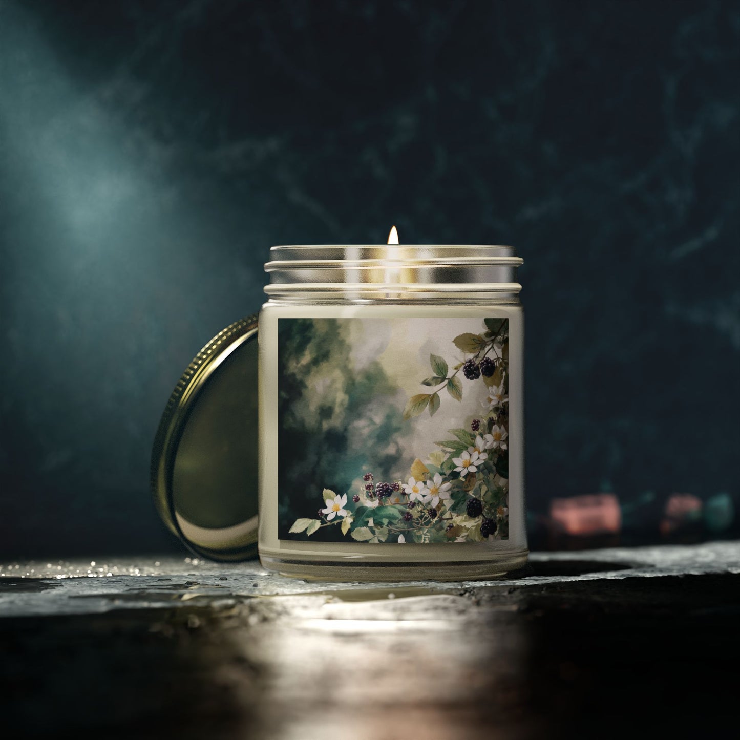 Blackberry Vanilla Comfort Candle – Coconut Apricot Wax 4oz & 9oz | Two Homes Co
