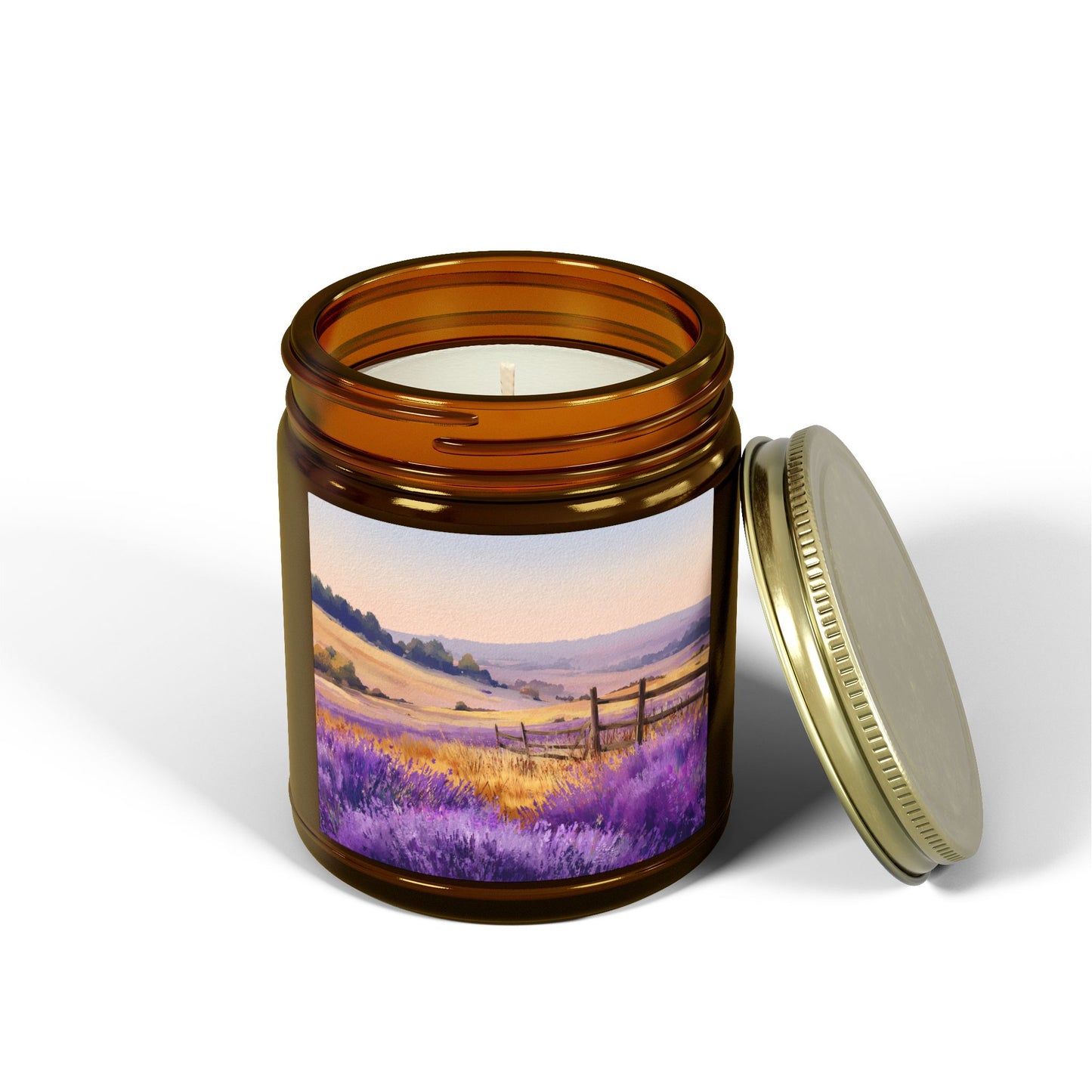 Lavender Comfort Candle – Coconut Apricot Wax 4oz & 9oz | Two Homes Co