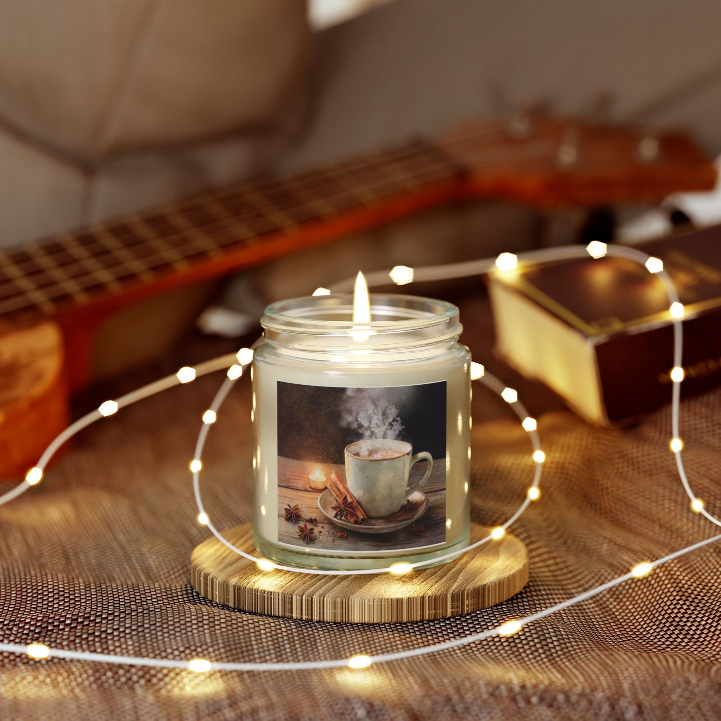 Cinnamon Chai Comfort Candle – Coconut Apricot Wax 4oz & 9oz | Two Homes Co