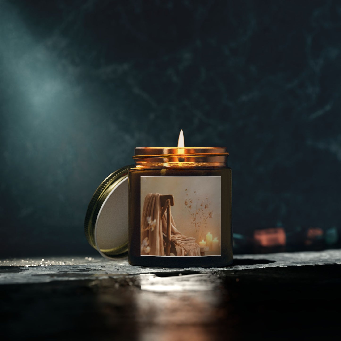 Cashmere Musk Comfort Candle – Coconut Apricot Wax 4oz & 9oz | Two Homes Co