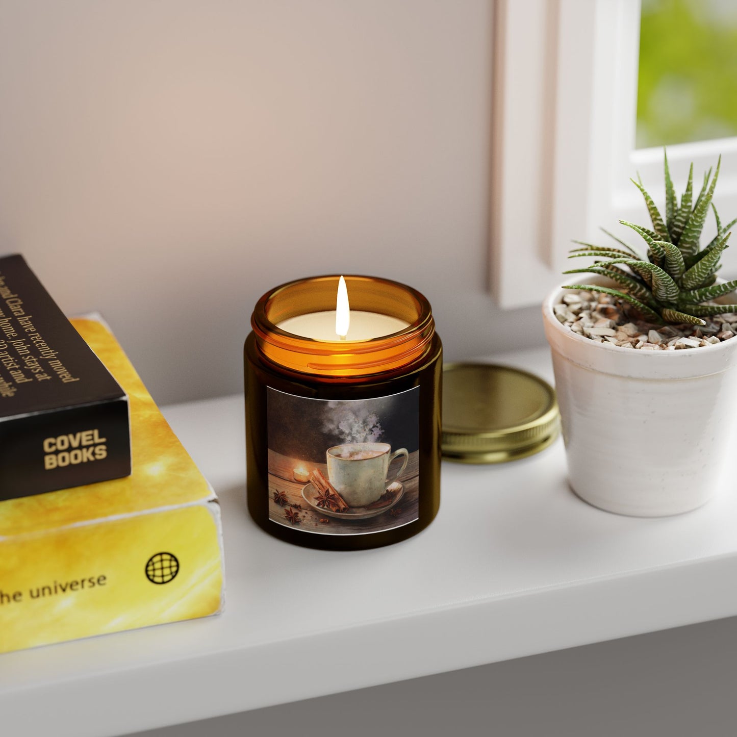 Cinnamon Chai Comfort Candle – Coconut Apricot Wax 4oz & 9oz | Two Homes Co