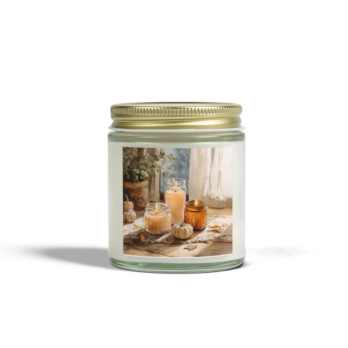 Unscented Comfort Candle – Coconut Apricot Wax 4oz & 9oz | Two Homes Co