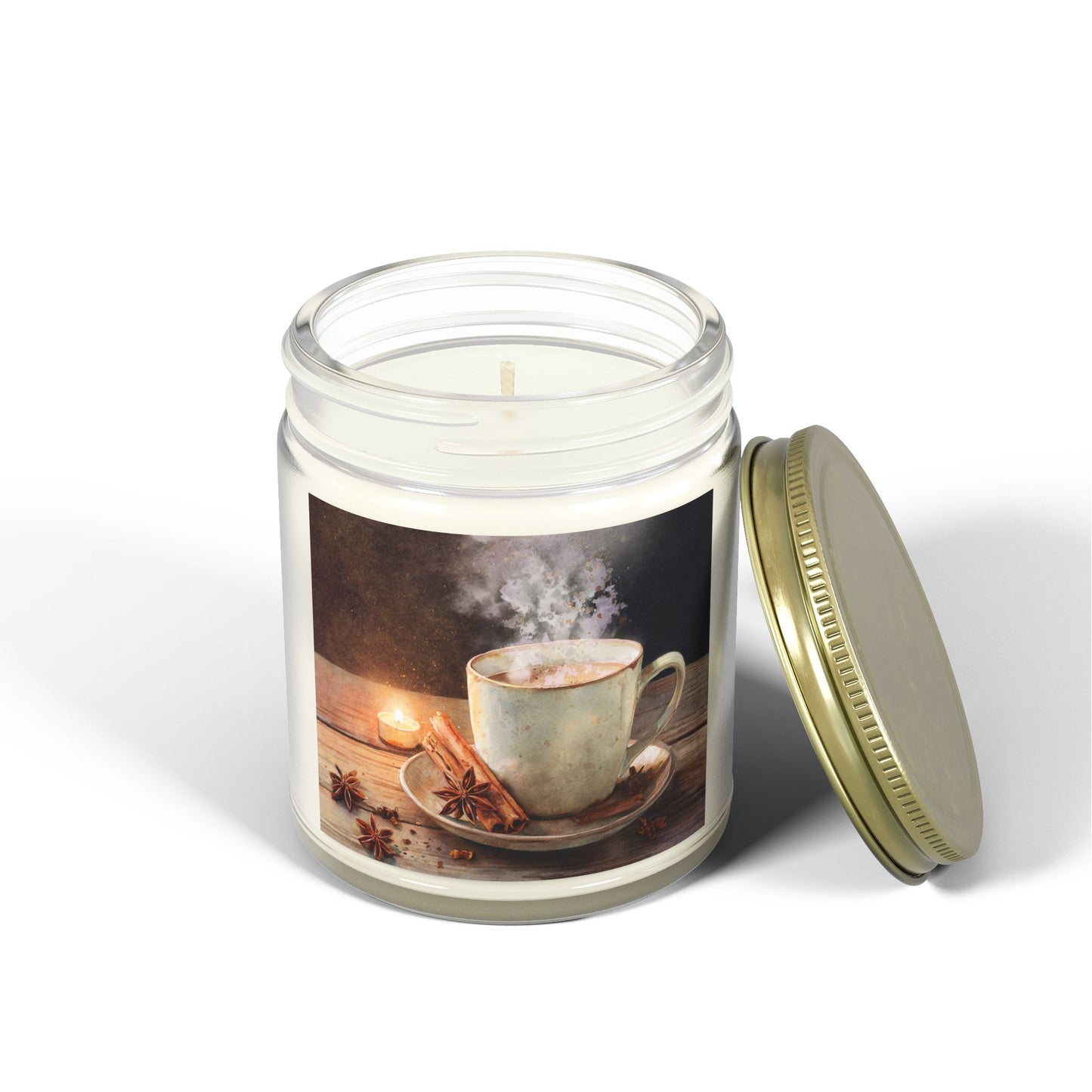 Cinnamon Chai Comfort Candle – Coconut Apricot Wax 4oz & 9oz | Two Homes Co