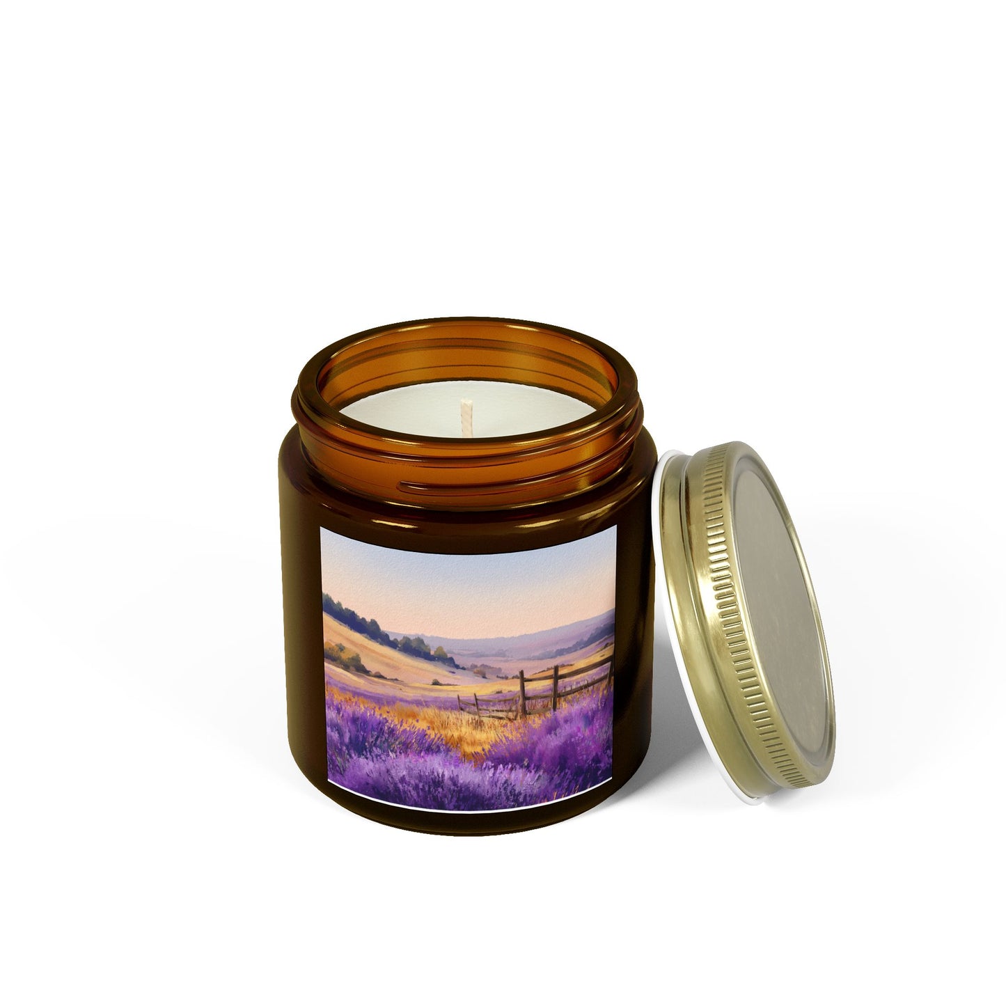 Lavender Comfort Candle – Coconut Apricot Wax 4oz & 9oz | Two Homes Co