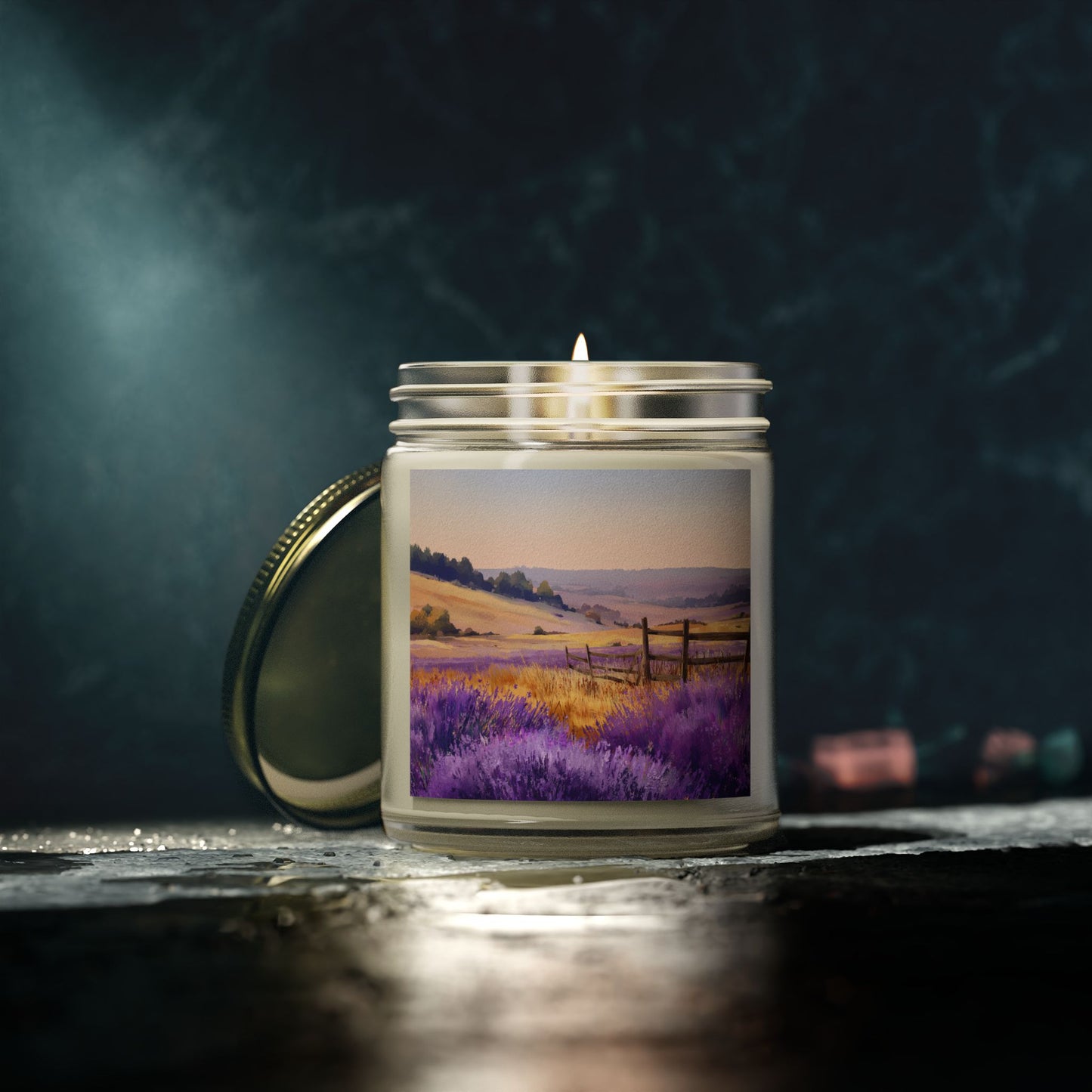 Lavender Comfort Candle – Coconut Apricot Wax 4oz & 9oz | Two Homes Co