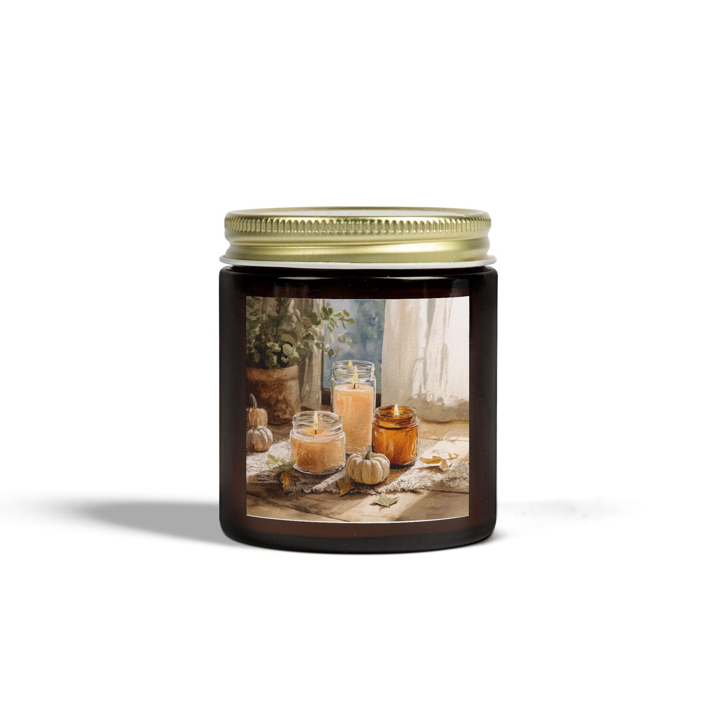 Unscented Comfort Candle – Coconut Apricot Wax 4oz & 9oz | Two Homes Co