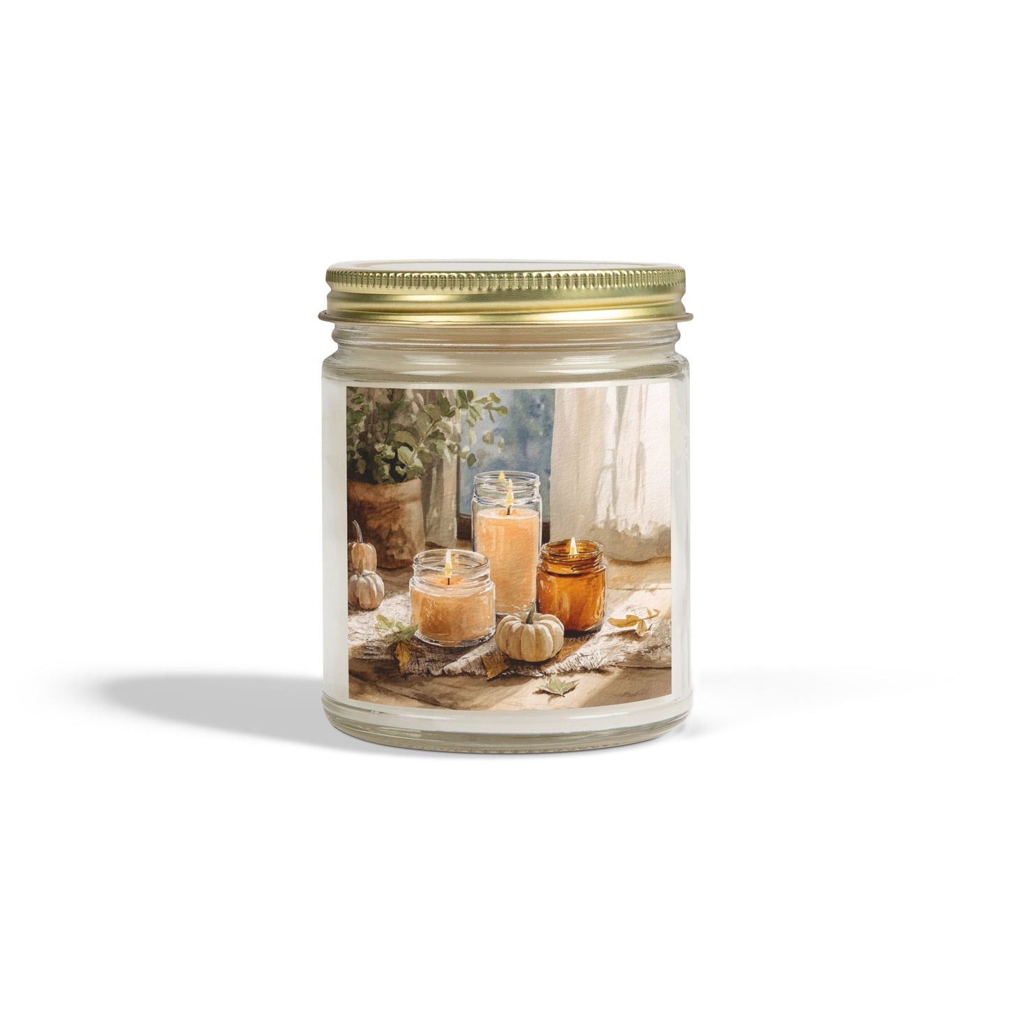 Unscented Comfort Candle – Coconut Apricot Wax 4oz & 9oz | Two Homes Co