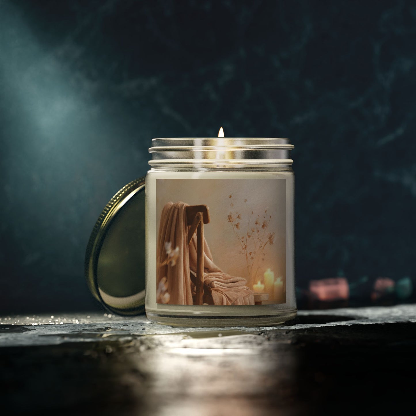 Cashmere Musk Comfort Candle – Coconut Apricot Wax 4oz & 9oz | Two Homes Co