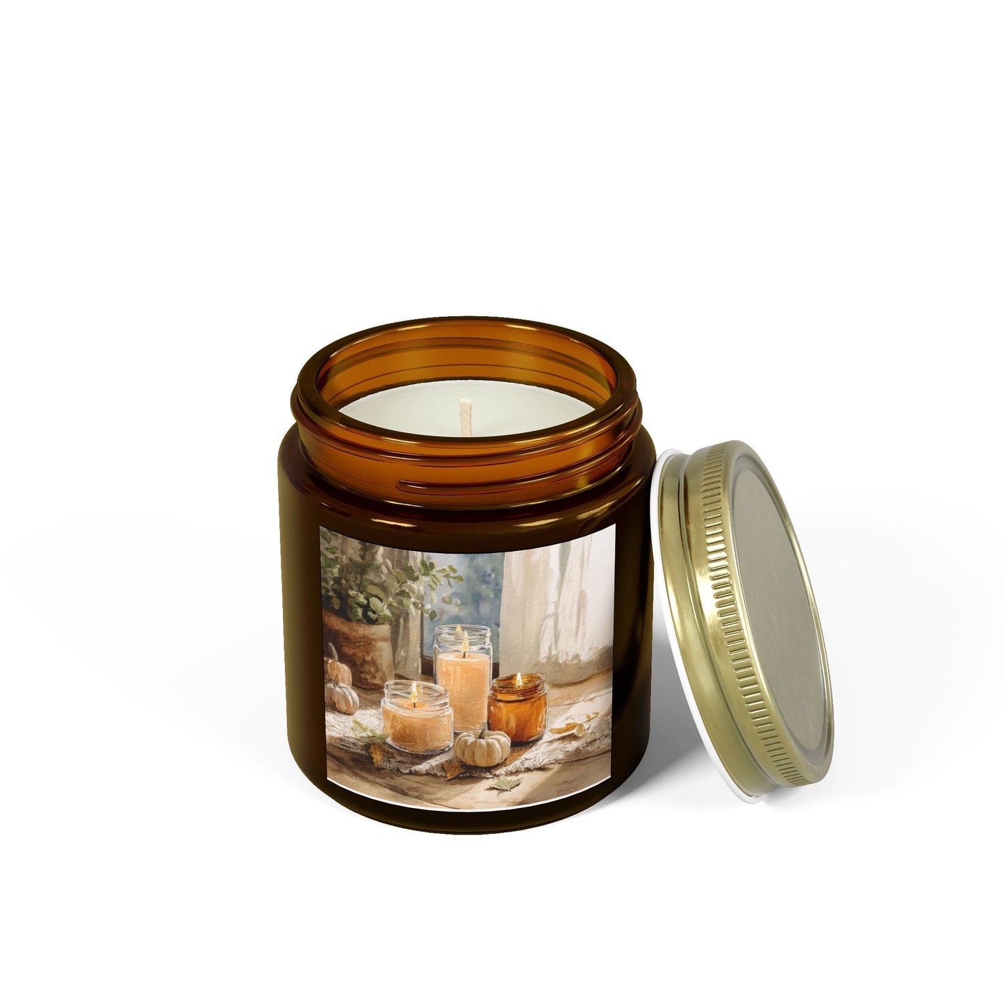 Unscented Comfort Candle – Coconut Apricot Wax 4oz & 9oz | Two Homes Co